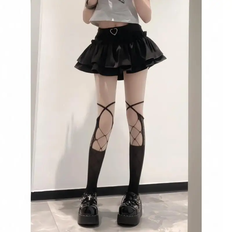 Kawaii Mini Rock Frau Sommer Lolita Y2k Hohe Taille Süße Kurzen Rock Mädchen Koreanische Schwarz Rosa A-linie Röcke