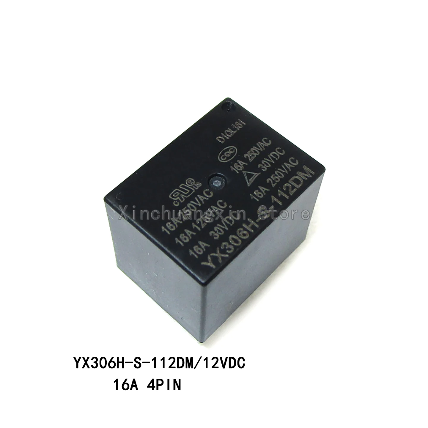 1 PCS YX306H-S-112DM 16A 12VDC Relé de potência para fritadeira de ar de 4 pinos genuíno