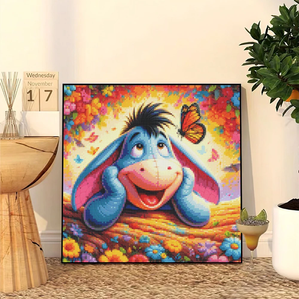 Disney Diamond Painting New Collection 2024 Cartoon 5D DIY Diamond Mosaic Eeyore Full Drill Embroidery Donkey Home Decor Gift