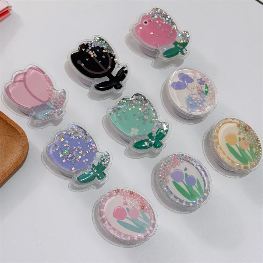 Staffa airbag a forma di tulipano, estensibile e girevole, altamente pratica e adatta per telefoni cellulari