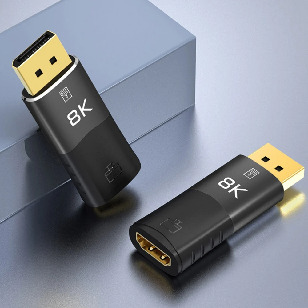 8K DisplayPort to HDMI-Compatible Adapter Converter 8K/60Hz 4K/120Hz_N34R