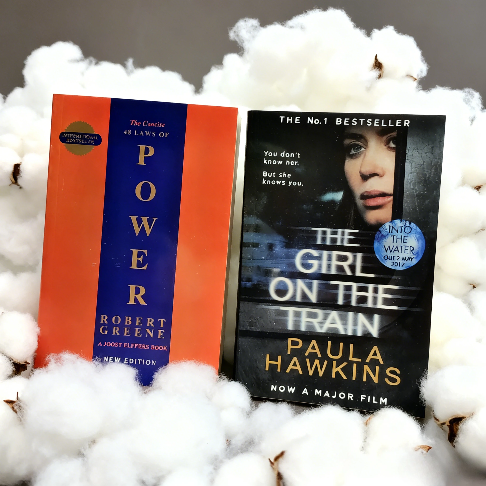 

《The Concise 48 Laws Of Power》+《The Girl on the Train》The core law of power game Psychological thriller novel Christmas gift