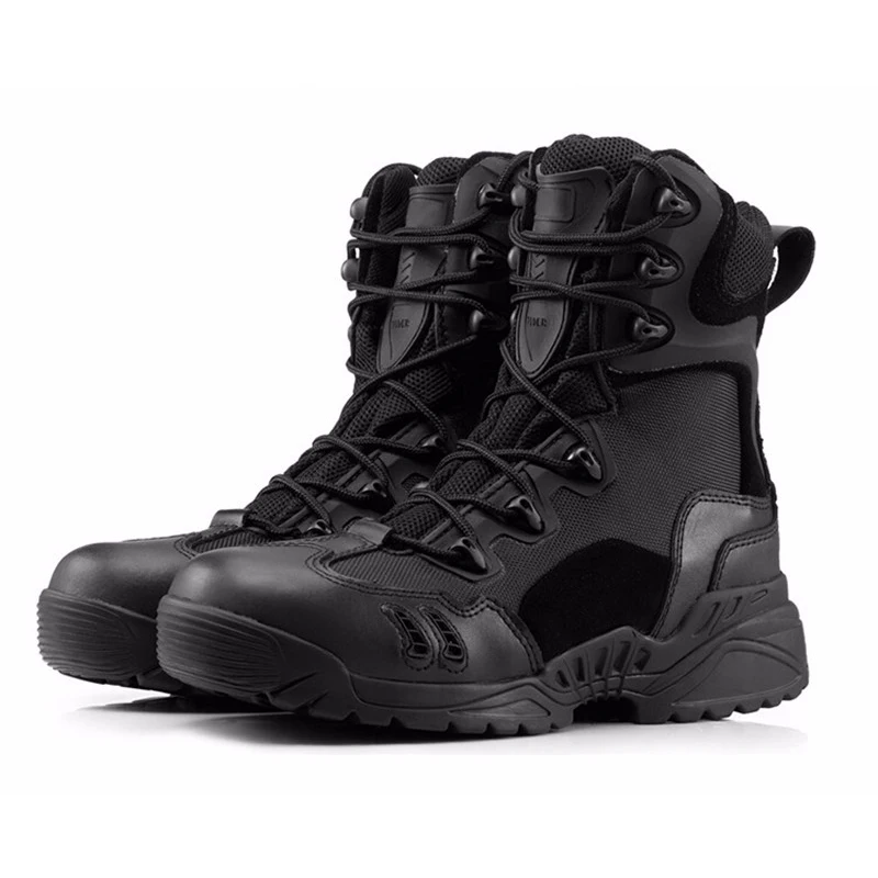 Waterproof outdoor army Tactical Men Military Boots Top Quality Delta Desert Combat Boots Shoes Breathable Climbing sneaker