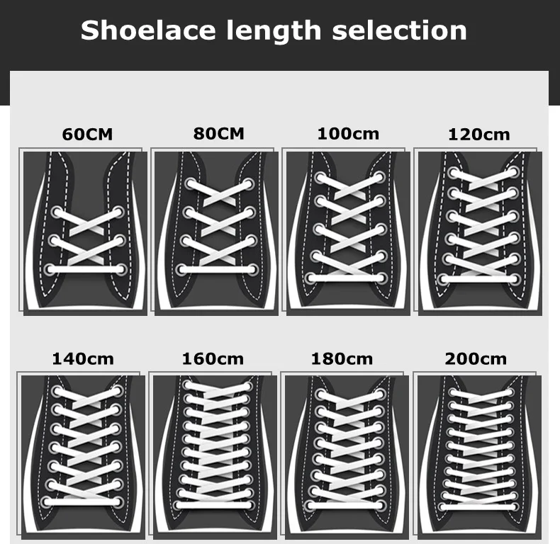 1 Paar flache Schnürsenkel klassische Schnürsenkel passen Mode solide Sport Schnürsenkel lässig Unisex Schuhs chnüre Schuh zubehör af1 – Detail 1