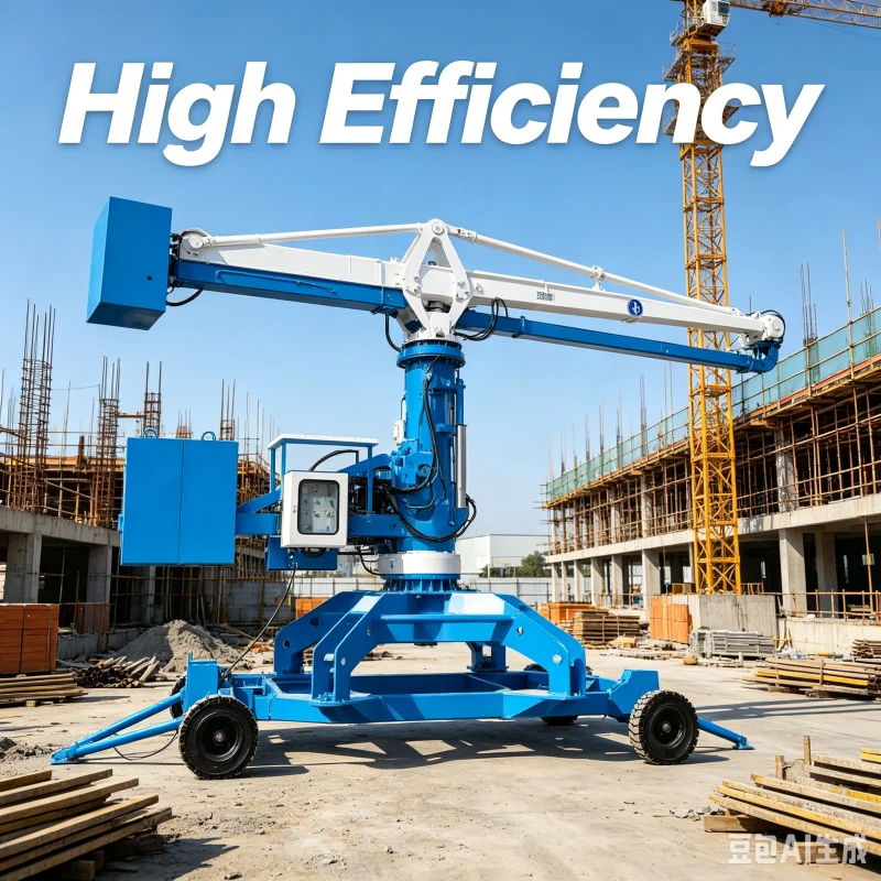 Heavy Duty Steel Hydraulic Concrete Placing Boom For High Rise Building Construction Project To Save Labor Cost Highly Safe