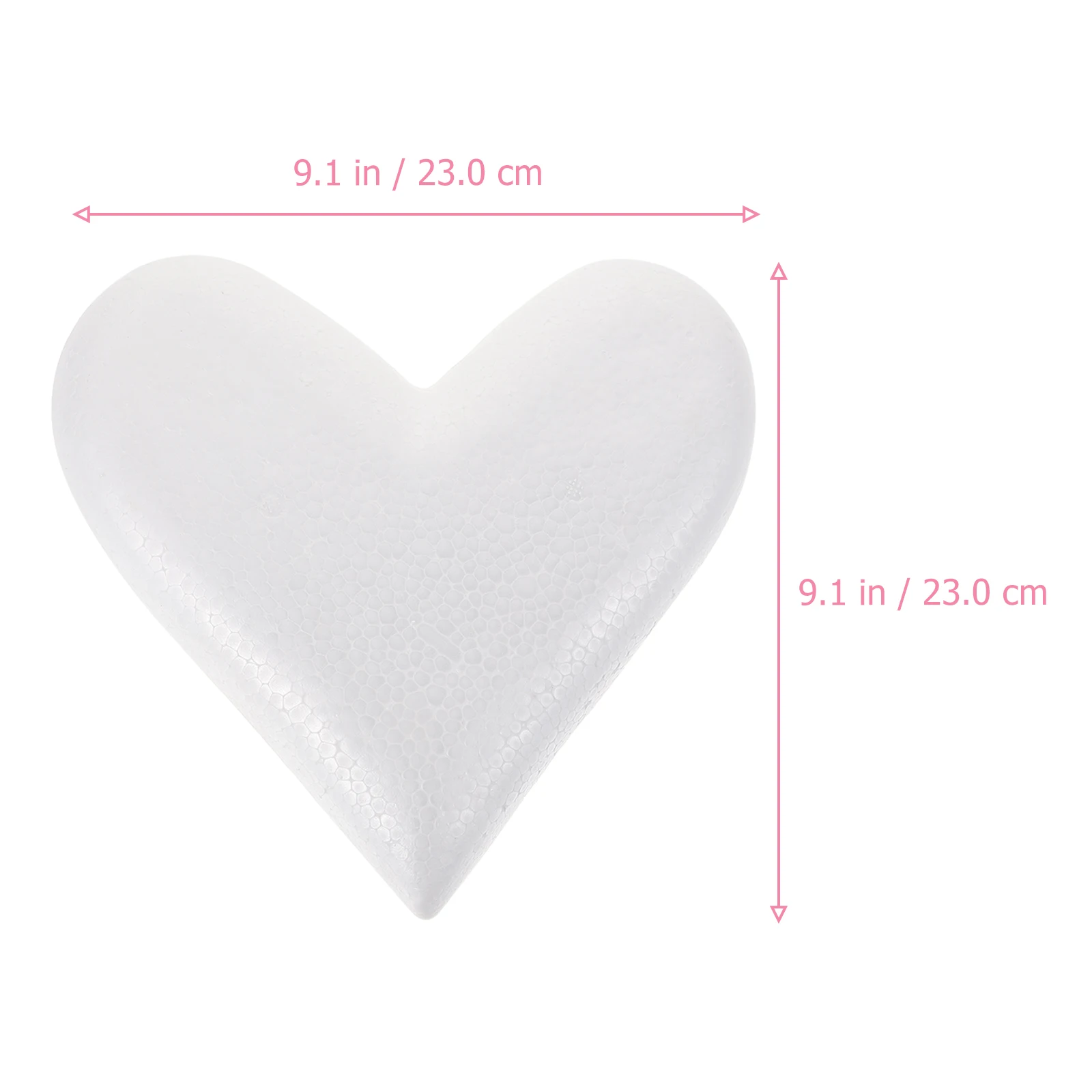 

4pcs Heart Shaped Foam s Gentle Materials DIY Crafts Wedding Decoration Hearts ing Easy Storage Craft