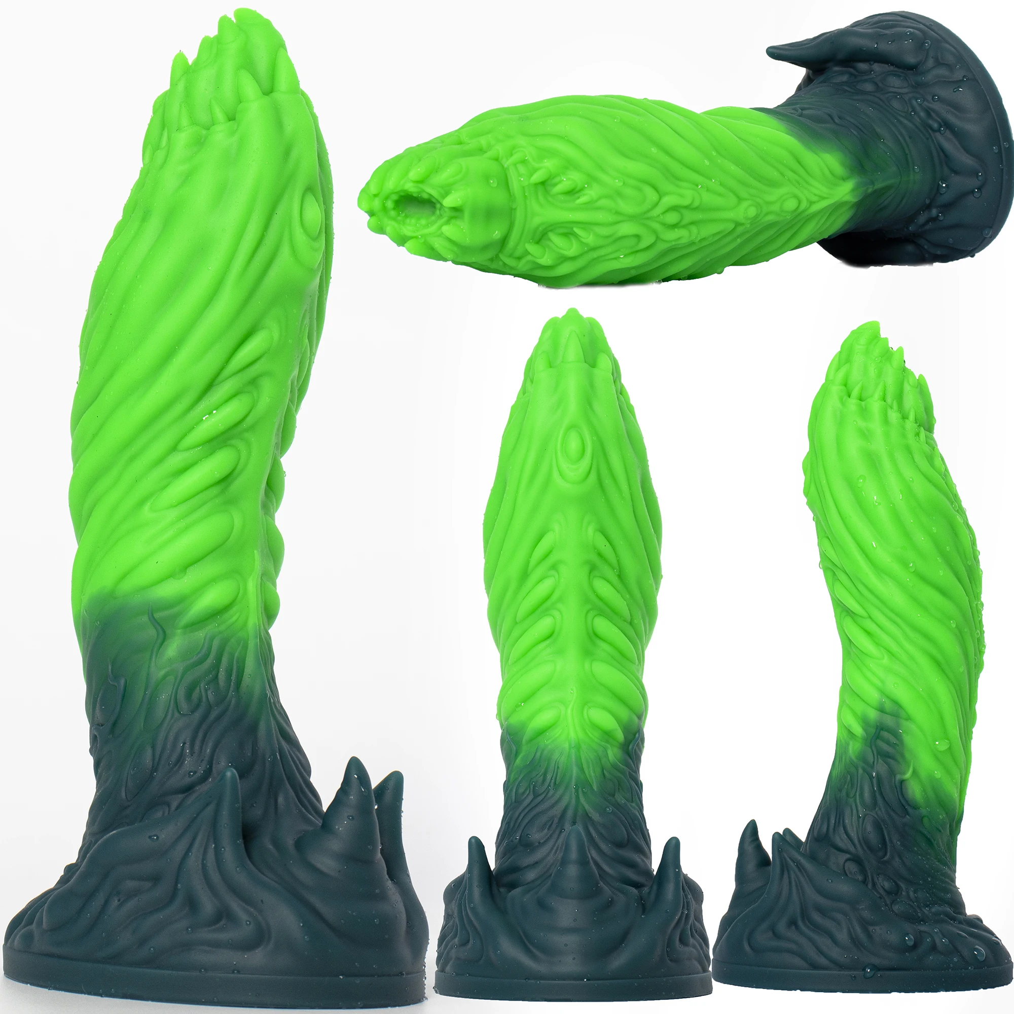 New Fluorescent Dildos Multiple Styles Available Silicone Butt Plug Prostate Massagers Anal Dilators Female Vaginal Plug Sex To