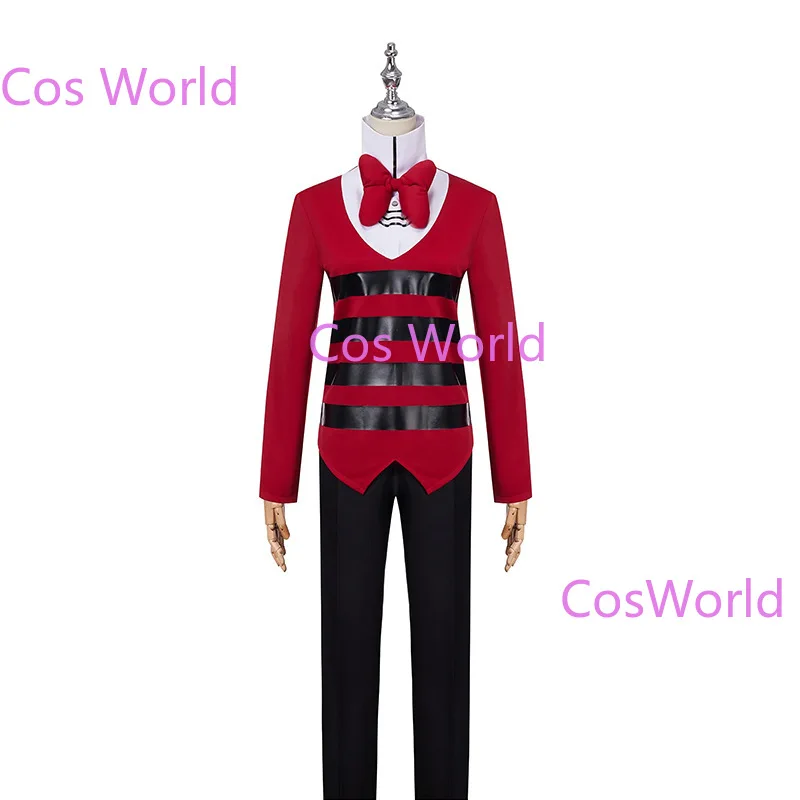 Costume de Cosplay de l'Animé Hazbin Tyx pour Homme, Vêtements Effrayants Imbibés de Démon, Uniforme en Vcedar pour Hôtel, ixd'Halloween