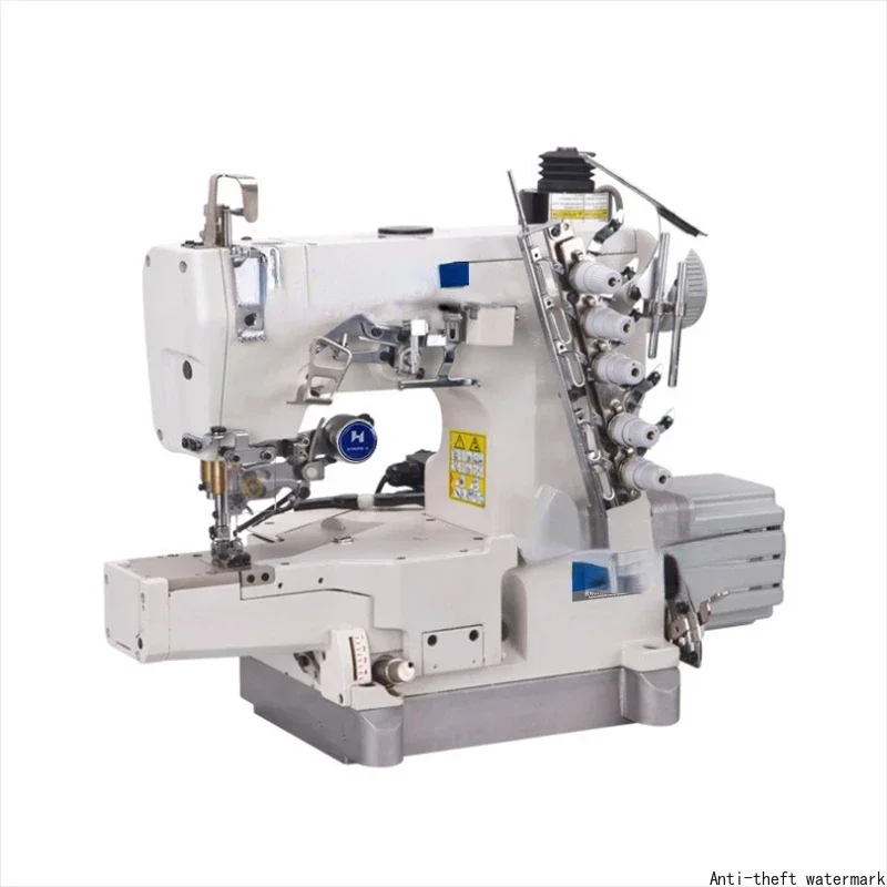 

2026-High-speed rotary arm industrial overlock sewing machine HK-600-PUT, maximum sewing thickness 13mm, load capacity 55/58 kg.