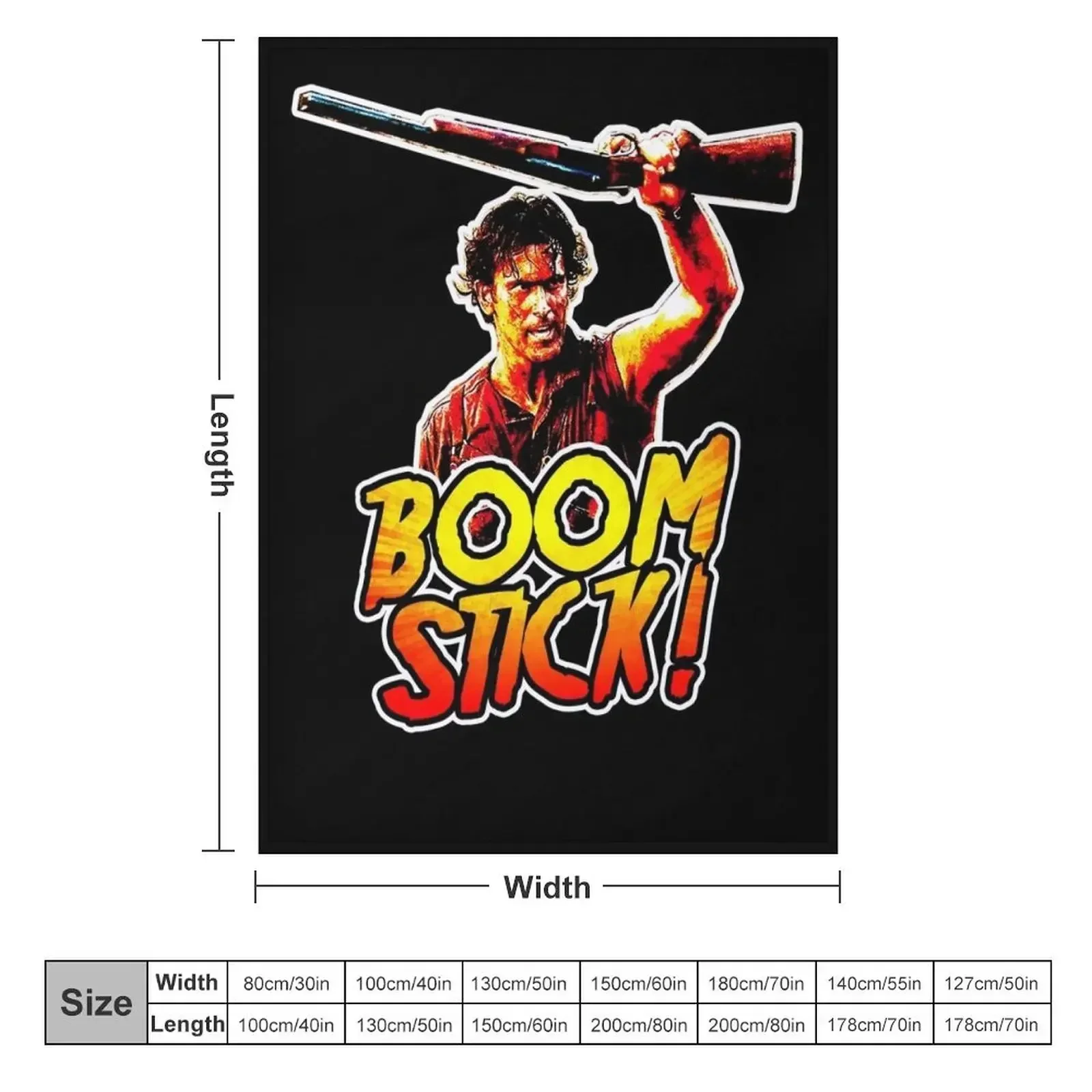 Boom Stick Ash Throw Blanket Picnic Sleeping Bag bed plaid Blankets