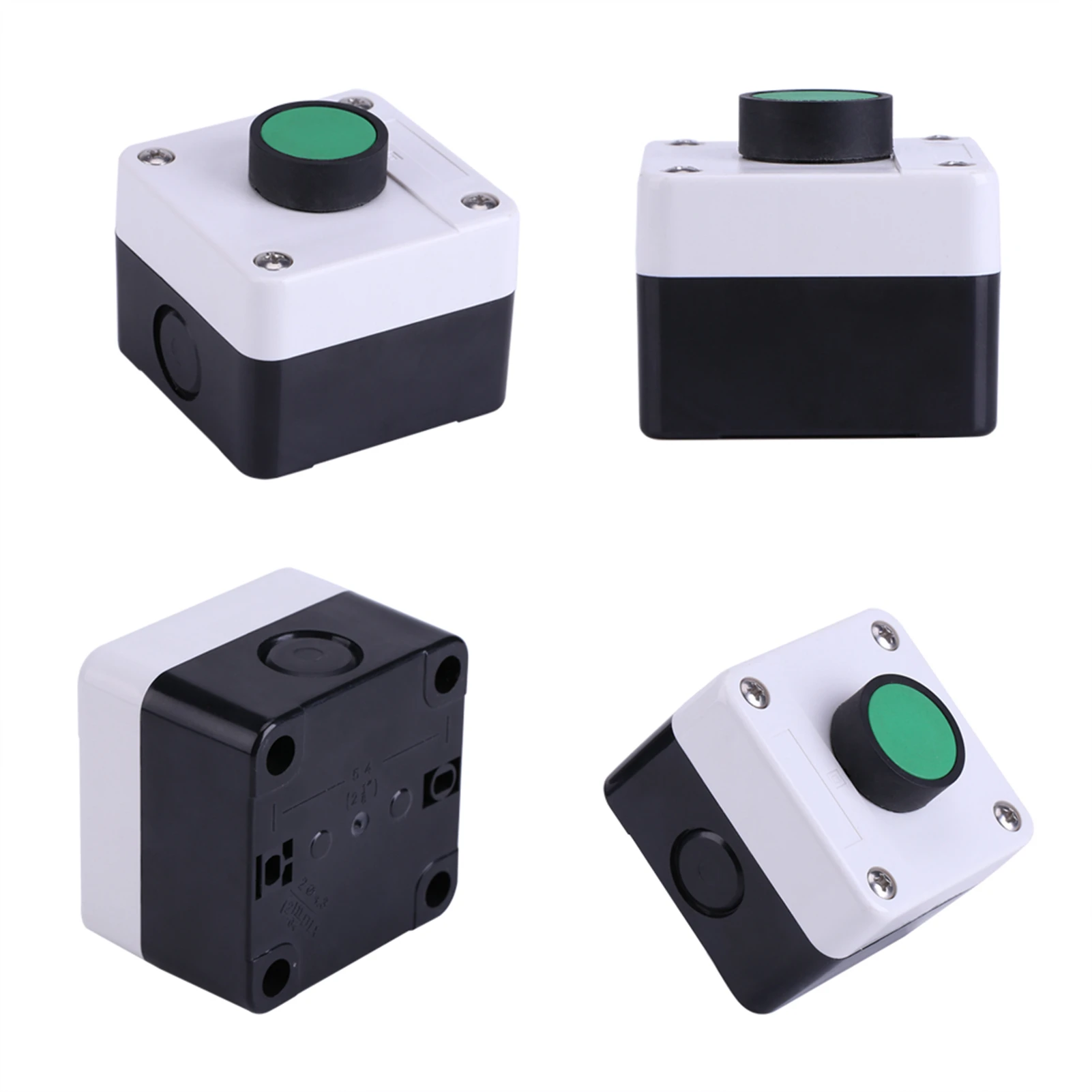 Push Button Switch Control Box Weatherproof Push Button Switch One for Switch Emergency Stop Industrial Hand-held Control Box