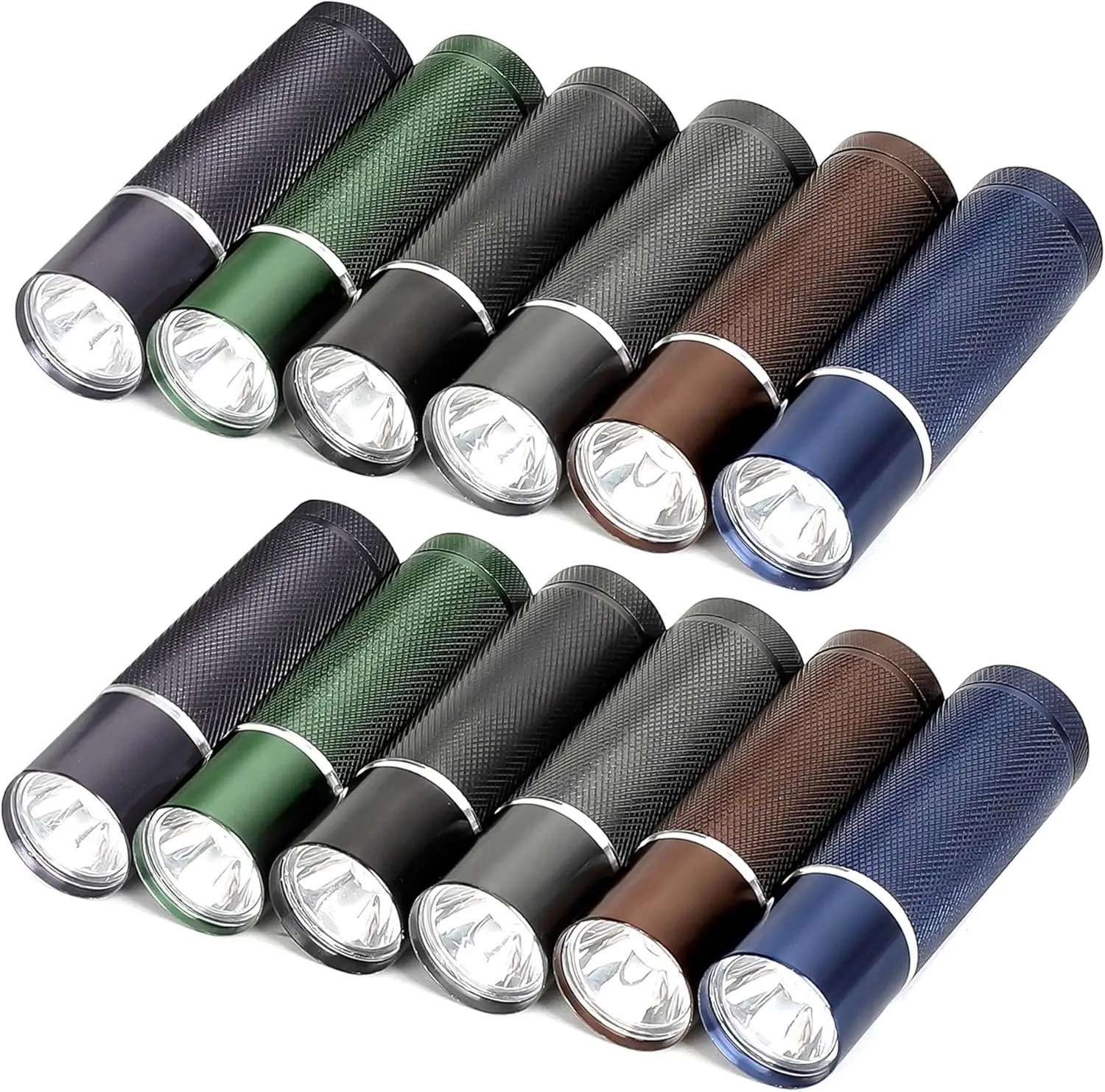 

Набор из 12 алюминиевых светодиодных фонарей, 100 люмен, батарейки типа ААА в комплекте — яркий для кемпинга, подарков, чрезвычайных ситуаций