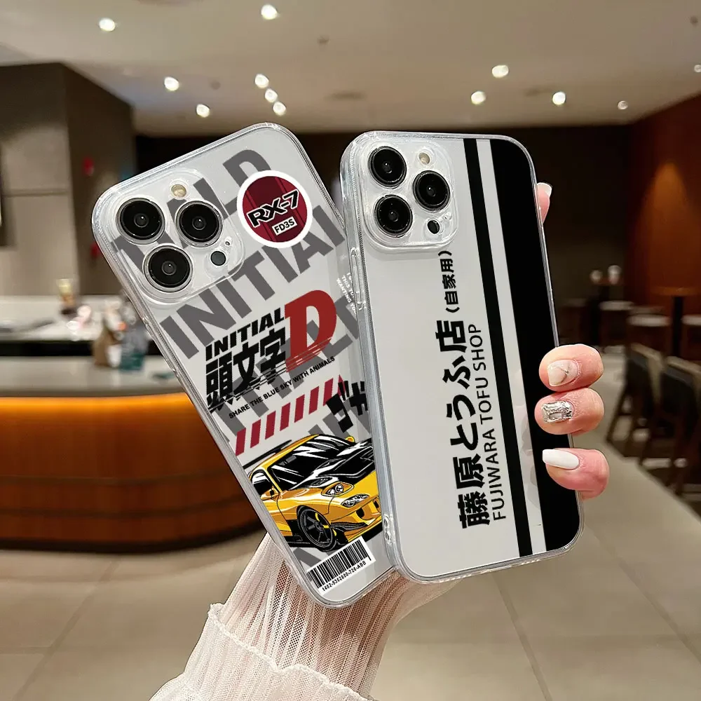 เคสโทรศัพท์ AE86ลายอะนิเมะสำหรับ iPhone 15 14 13 12 11 Mini Pro MAX x XR xsmax 6S 6 7 8 PLUS เคสใส SE20