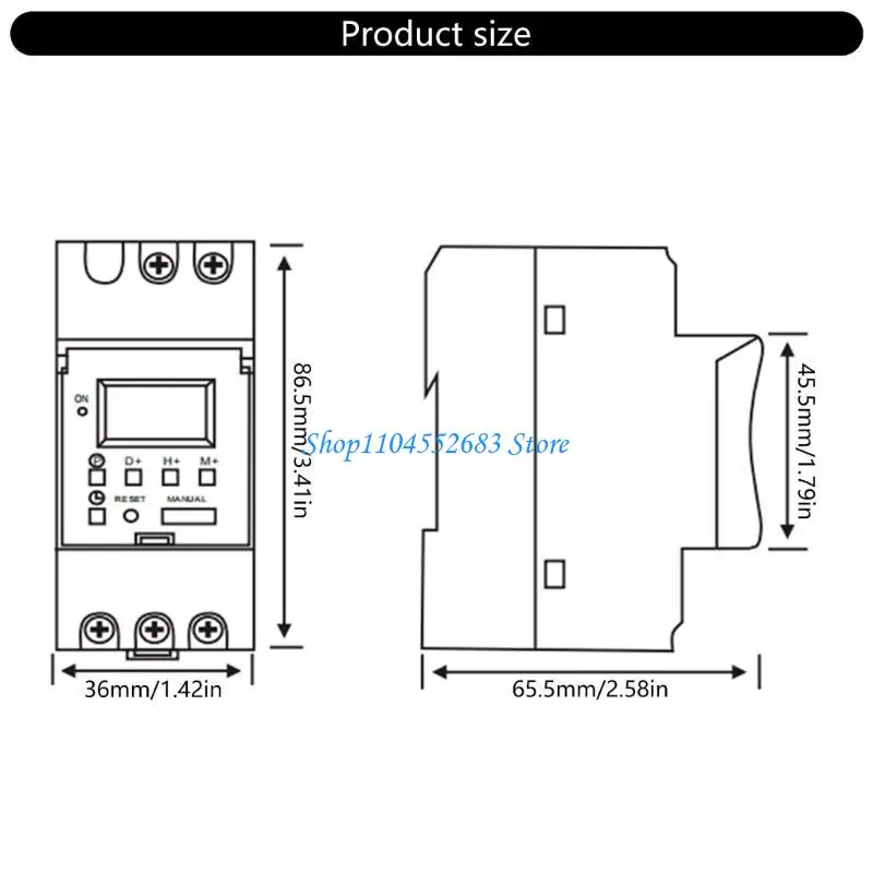 Y6GD مرحلات مؤقت قابلة للبرمجة أسبوعيًا لمدة 7 أيام، مرحلات إلكترونية رقمية، مفاتيح مؤقت، 20 مفتاح مؤقت رقمي مغلق، دائم #6