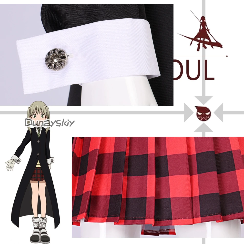 أنيمي الروح ماكا ألبارن تأثيري JK مدرسة الآكل الآكل زي فتاة تنورة موحدة شعر مستعار هالوين حفلة لعب الأدوار الزي ماكا كوس