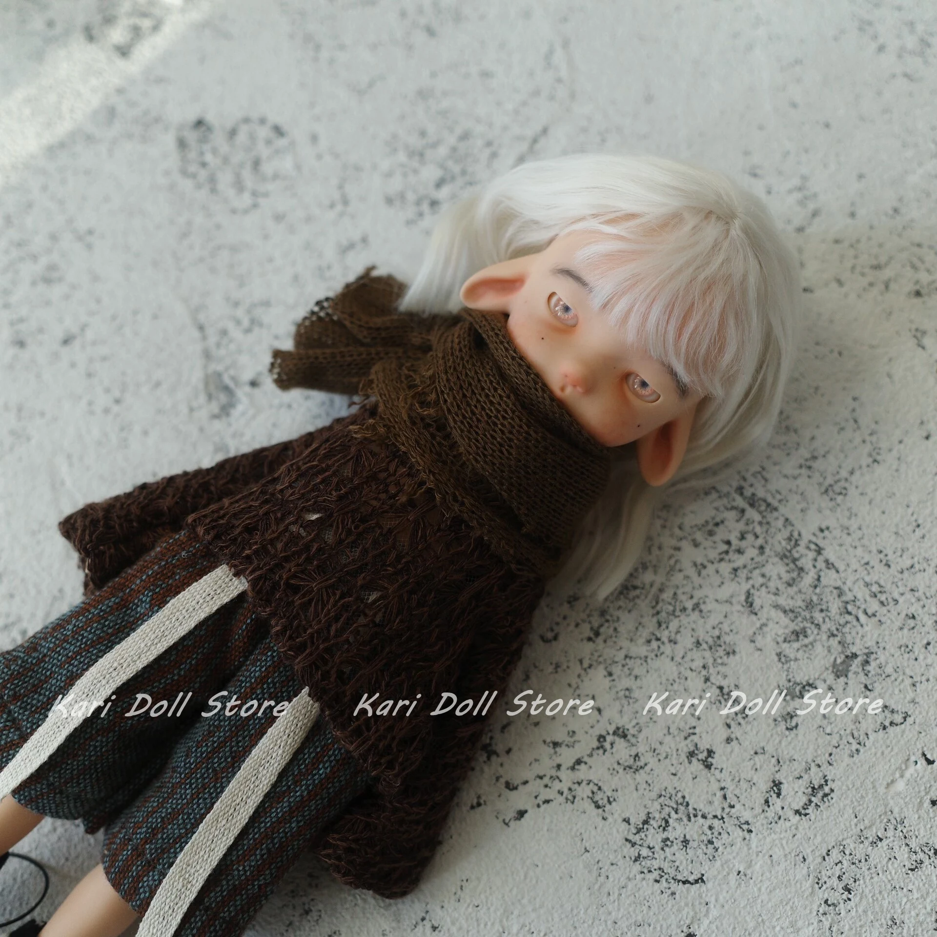 

Kari Doll Clothes and skirts 2026 Brown Sweater Shorts and Scarf Set for Landazz Landoudou Doll
