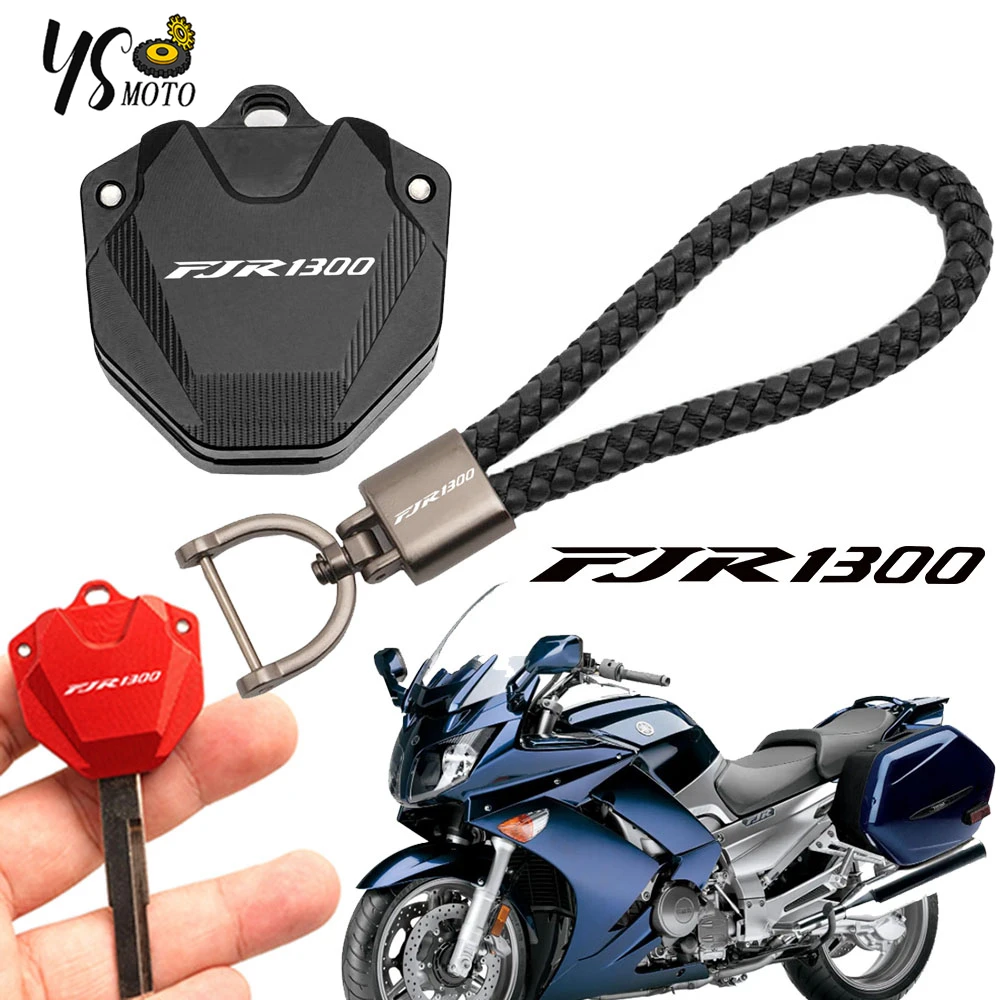 For Yamaha Motorcycle CNC Fabric Badge Keyring Key Case Cover Keychain FJR1300 Fjr1300 FJR 1300 High Quality Accessories