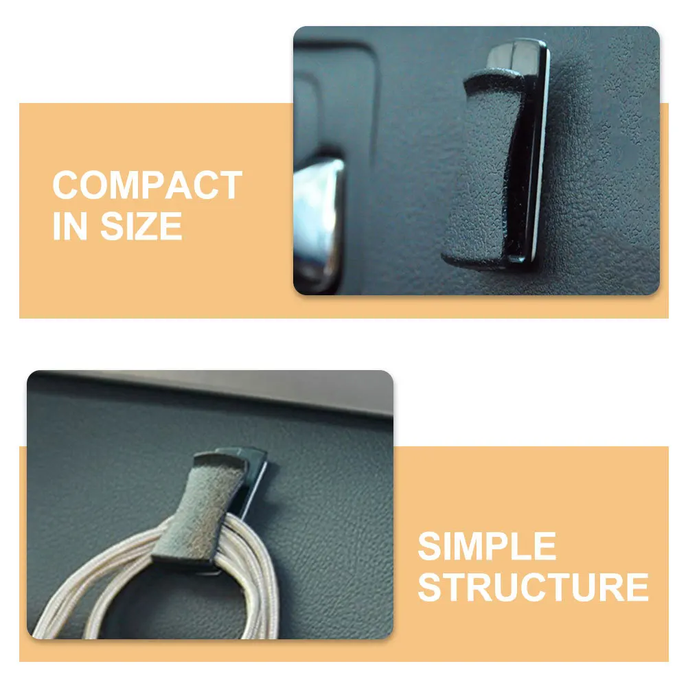 

Multi-Function Card Holder For Car Texture Organizer Compact Document Storage Clip For Cards Bills Tickets