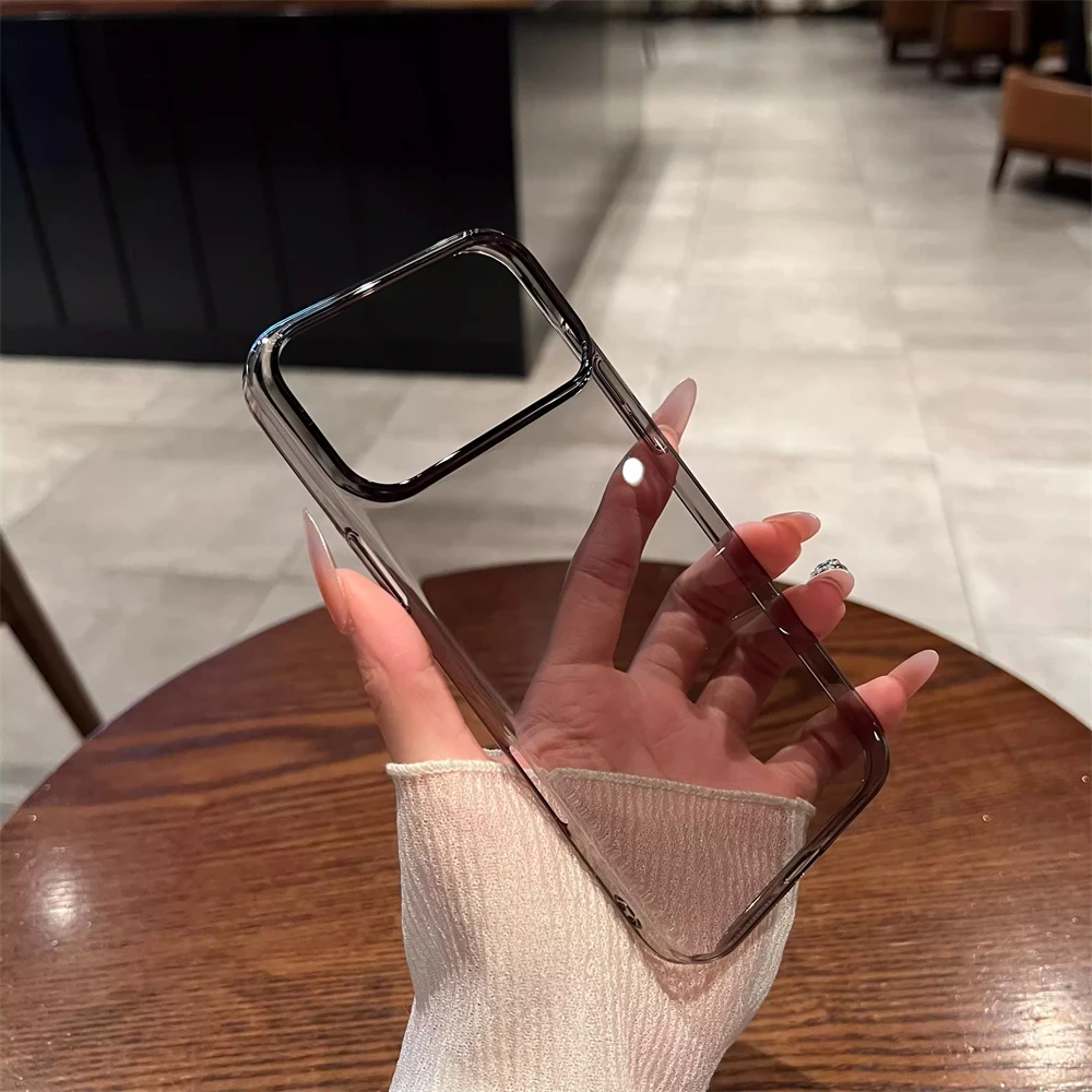 Ultradünne Transparente HD-Hartschalenhülle für iPhone 18 17 Pro Max Air 16 15 14 13 12 Plus Schlanke Einfache Klare Matte Frosted Hülle