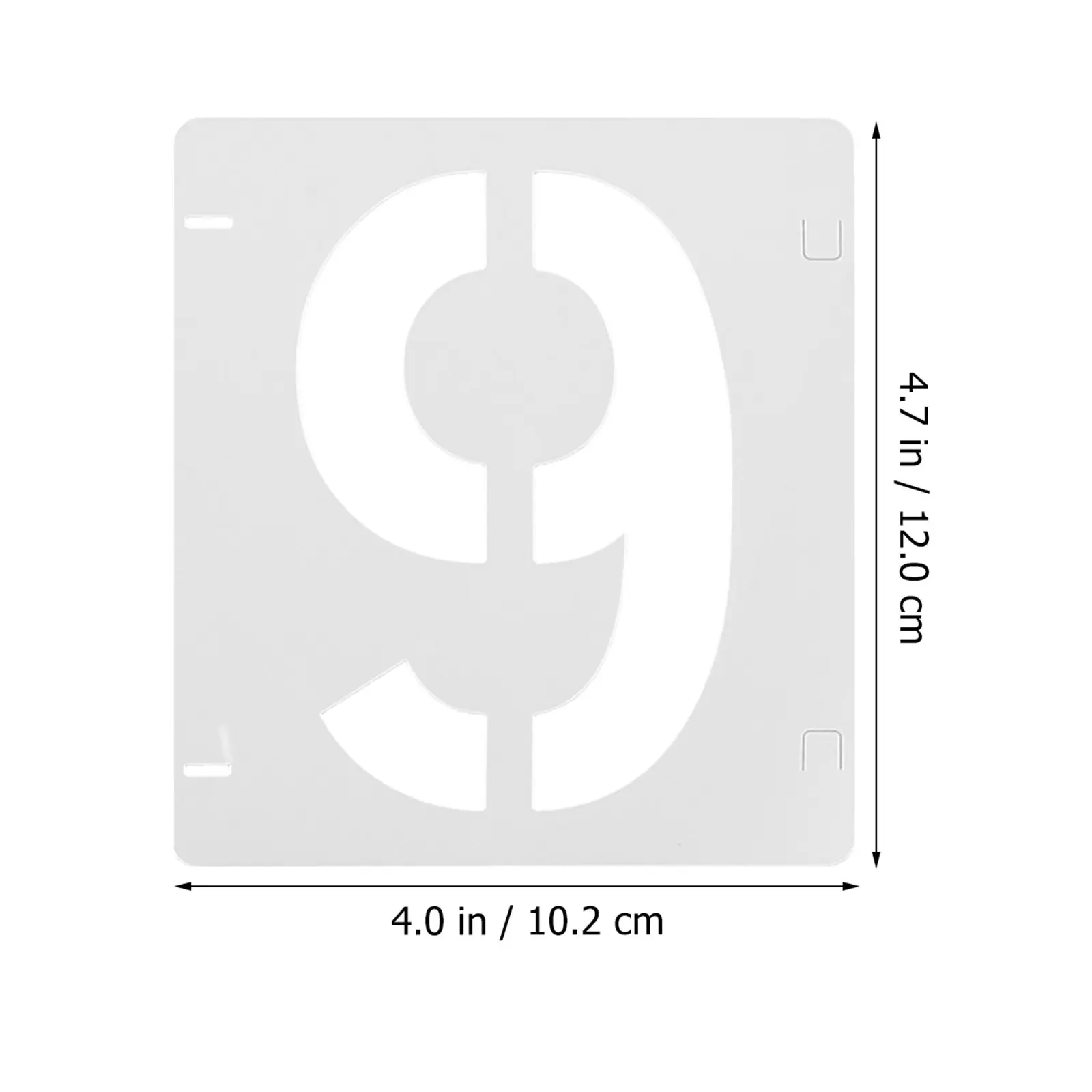 20Pcs Reusable Number Painting Stencils Thick Cardboard Spray Paint Template for Address Mailbox Garage Door DIY Craft