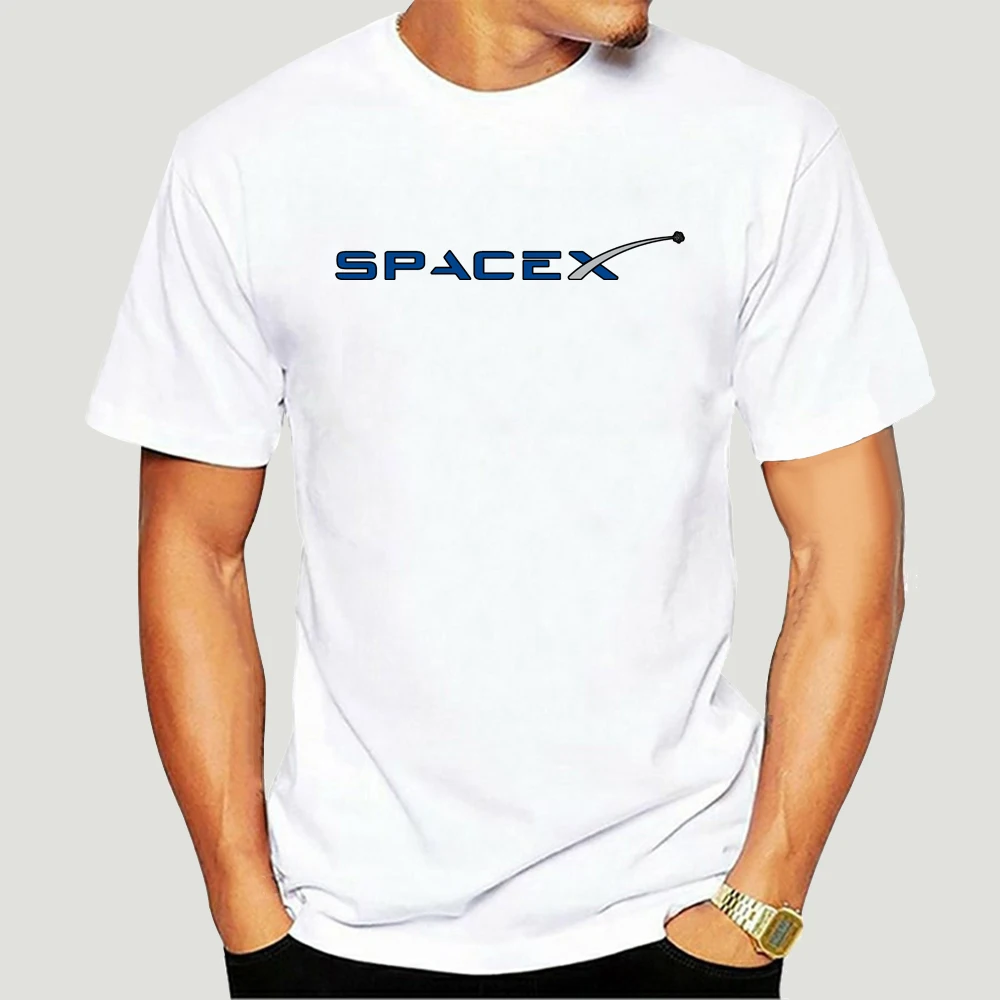 Camiseta Spacex Aerospace Rockets Company para hombre, camisa de estilo Hip Hop, 100% algodón, 6386X