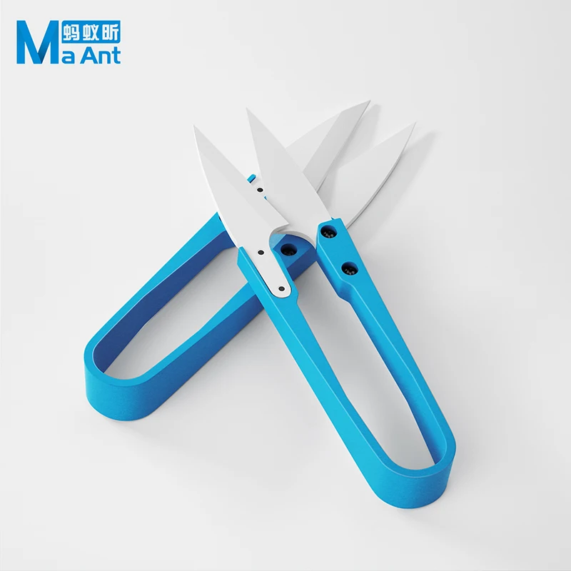 MaAnt Insulated Ceramic Scissors Antistatic Electronic Component Maintenance Scissors Mobile Phone Repair Tool