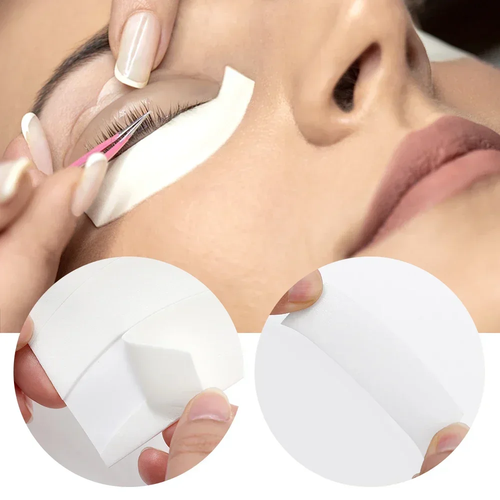 Descartável Pestana Falsa Eye Patch, Protetor De Maquiagem Dos Olhos, Sob Eye Pads, Papel Adesivo Enxertando Profissional, 1 Rolo