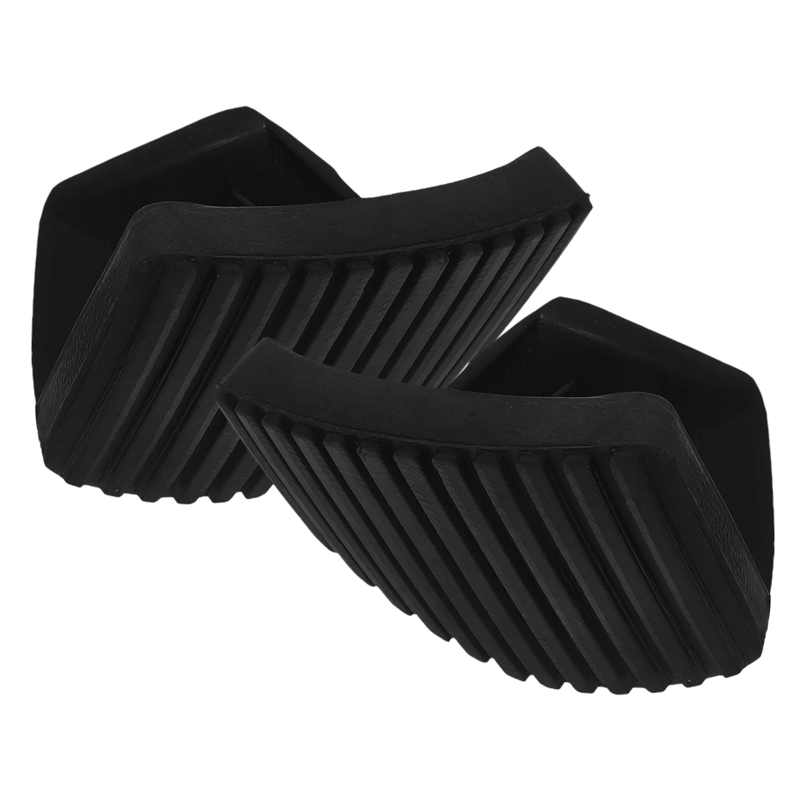 

1 Pair Car Rubber Covers Clutch Pedal Pads Heavy Duty Wear Resistant Durable Replacement Gas Brake Pedal Cover Easy Installation