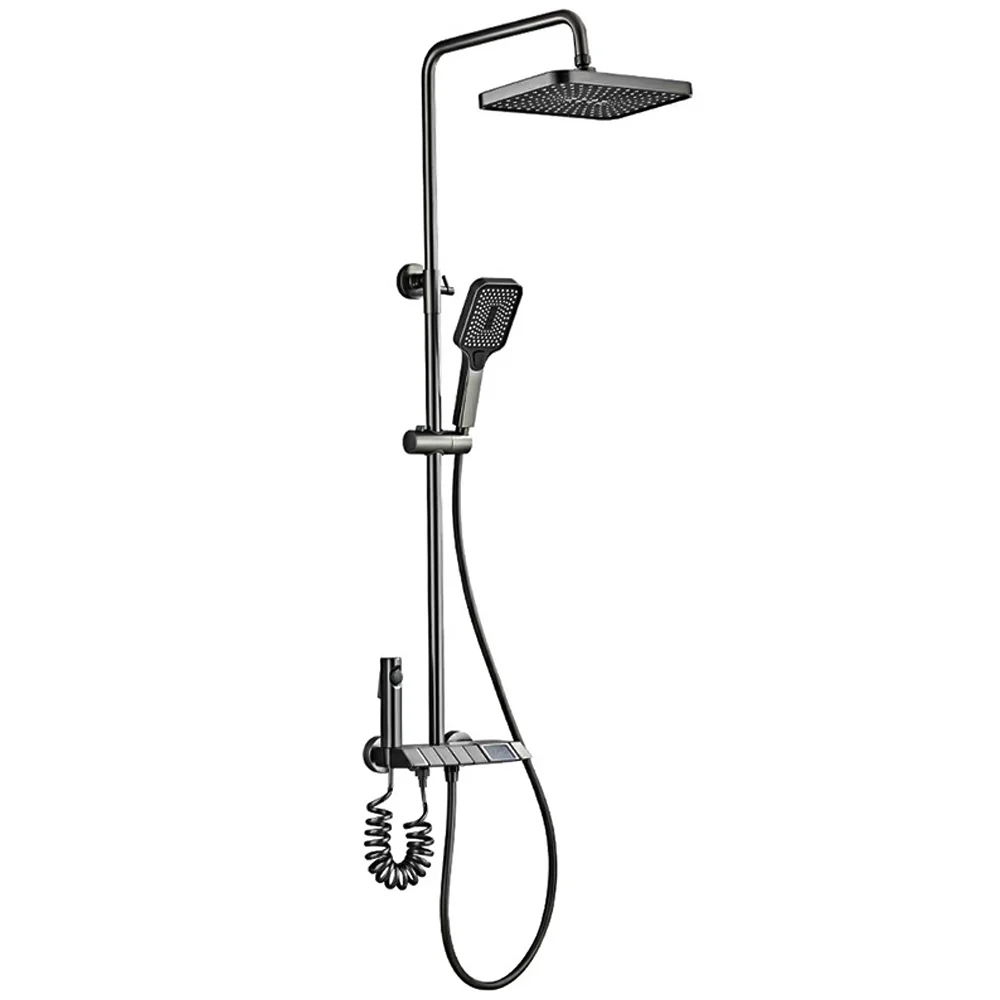 set de ducha de piano gris