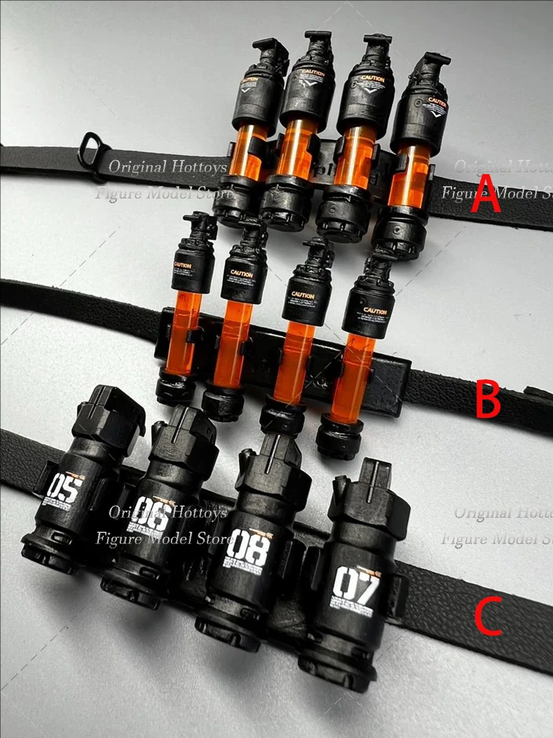 Akcesoria do scen żołnierskich w skali 1/6, 3 style granatów, rekwizyt modelu wojskowego, pasuje do 12-calowych figurek akcji, zabawek.