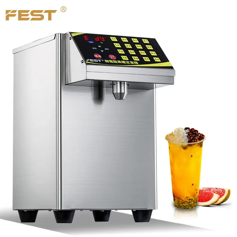 Commerciële Fructose Dispensers Machine Bubble Tea Siroop Doseren Boba Thee Apparatuur