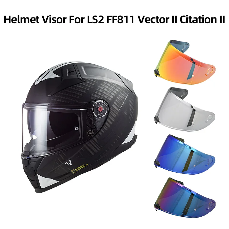 Visor Replacement for LS2 FF811 Vector II Citation II Windshield anti-UV helmet Shield Glasses Motorcycle Casco accessories