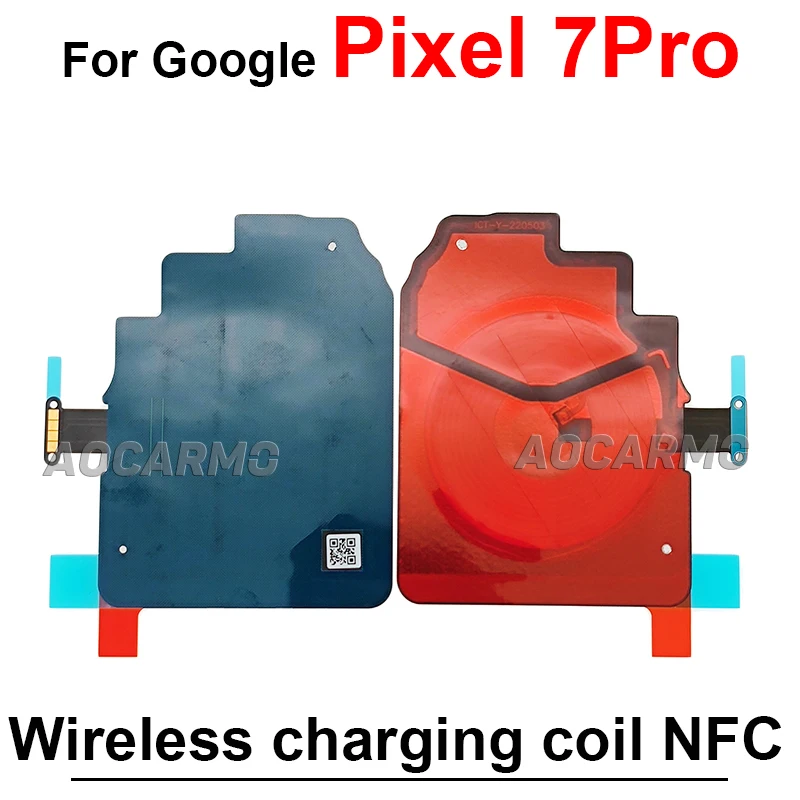 For Google Pixel 4 3 XL 4XL 5 6Pro 6 6A 7 Pro 7A 7Pro Wireless Charging Induction Coil NFC Module Replacement Parts