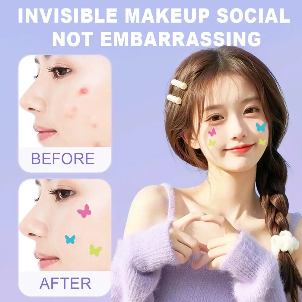 Multi-color Butterfly Acne Patches Absorb Gunk, Protect Picking & Support Healing Pimple Patches For Face Skin Care & Beauty