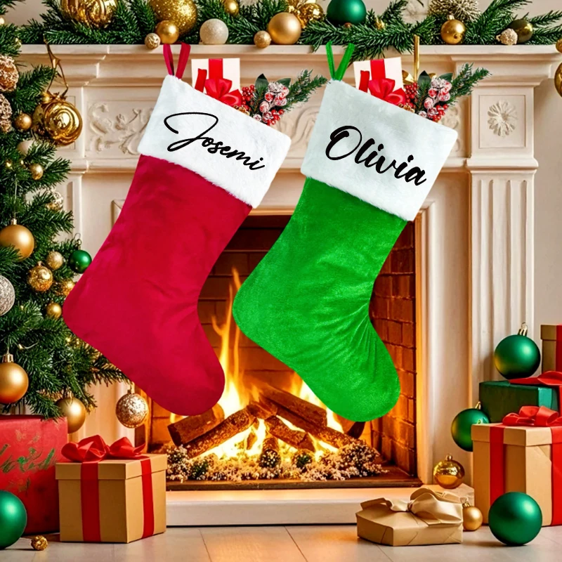 

Personalized Christmas Stocking, Christmas Stocking Stuffers, Custom Christmas Stocking for Christmas Decorations for Home