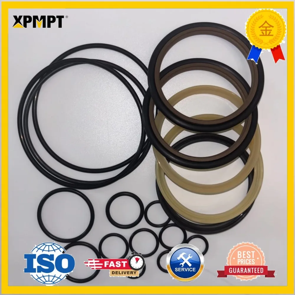 Hydraulic Breaker Seal Kit - Complete Rebuild Set with Guide Ring Buffer Seal Backup Rings