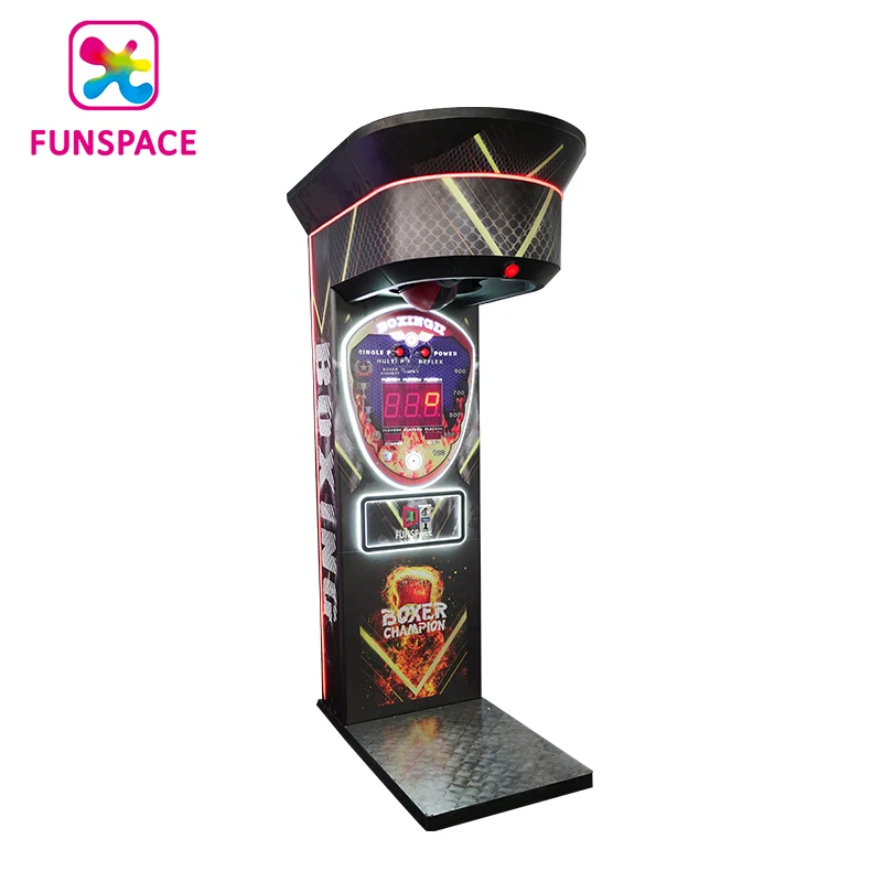 Funspace تسلية عملة تعمل ألعاب اللكم في نهاية المطاف Maquina De Boxer التذاكر الإلكترونية الفداء ممر آلة الملاكمة