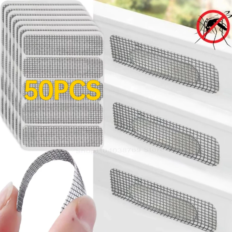 

Window Screen Patch Exhaust Grille Window Door Drainage Hole Anti-mosquito Paste Mesh mosquito net mesh Invisible Repair Subsidy