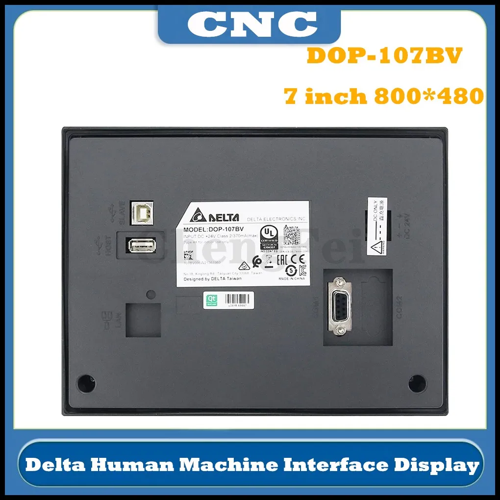 L'ultimo Display dell'interfaccia della macchina umana del Touch Screen HMI Delta DOP-107BV da 7 pollici CNC sostituisce DOP -B07S411 DOP-B07SS411 B07S410