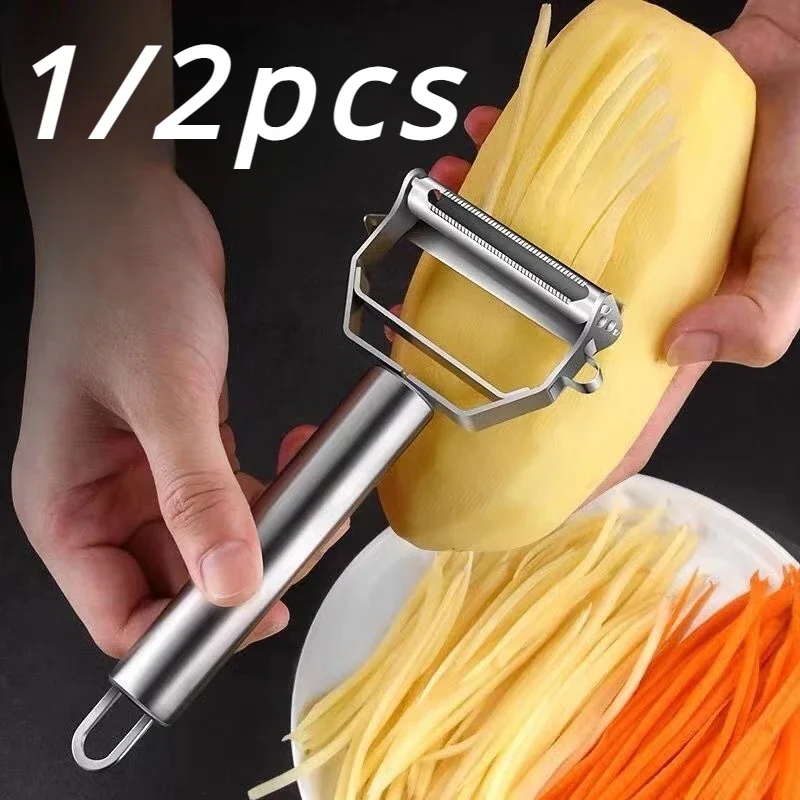 Multifunction Stainless Steel Vegetable Peeler Potato Carrot Cucumber Grater Fruit Cutter Julienne Peeler Kitchen