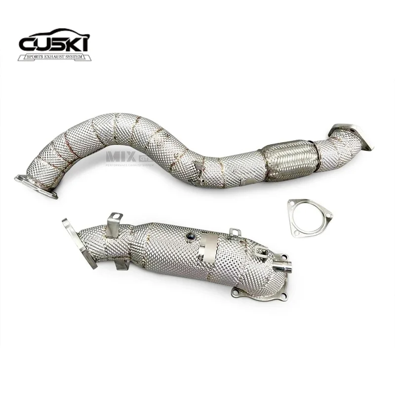 High Flow Sports Exhaust Downpipe Fit Honda Civic TYPE-R FL5 2.0T 2022-2024 Stainless Steel Car Exhaust Modification Accessories