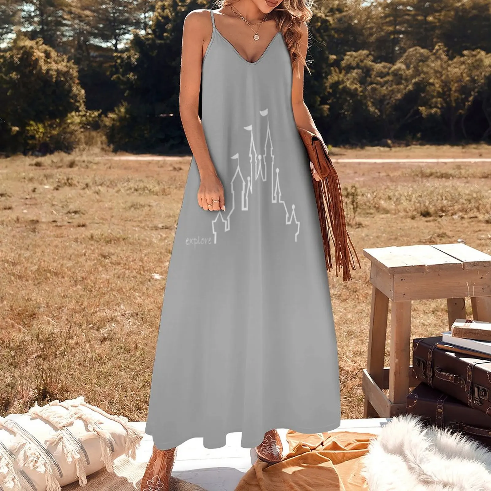 Castle - Explore Series Sleeveless Dress evening dresses ladies long sleeve dresses