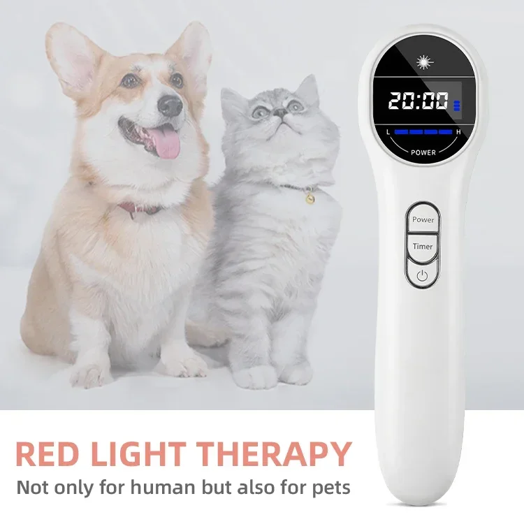 Near Infrared Red Light Lamp Handheld Pain Relief Laser Therapy Device for Human or Pets