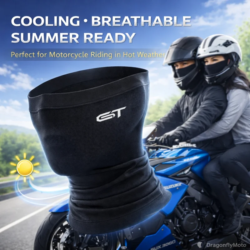 

For SUZUKI GSX-S1000GT GSXSGT GSXS-GT GSXS1000GT GSX-S Motorcycle Windproof Summer Cycling Face Cover Neck Tube Breathable Logo