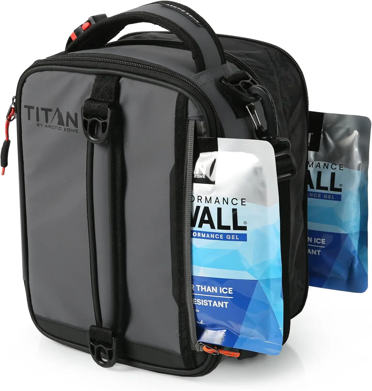 

High-Performance Insulated Expandable Lunch Pack in Sharkskin Gray, Durable & Leak-Proof