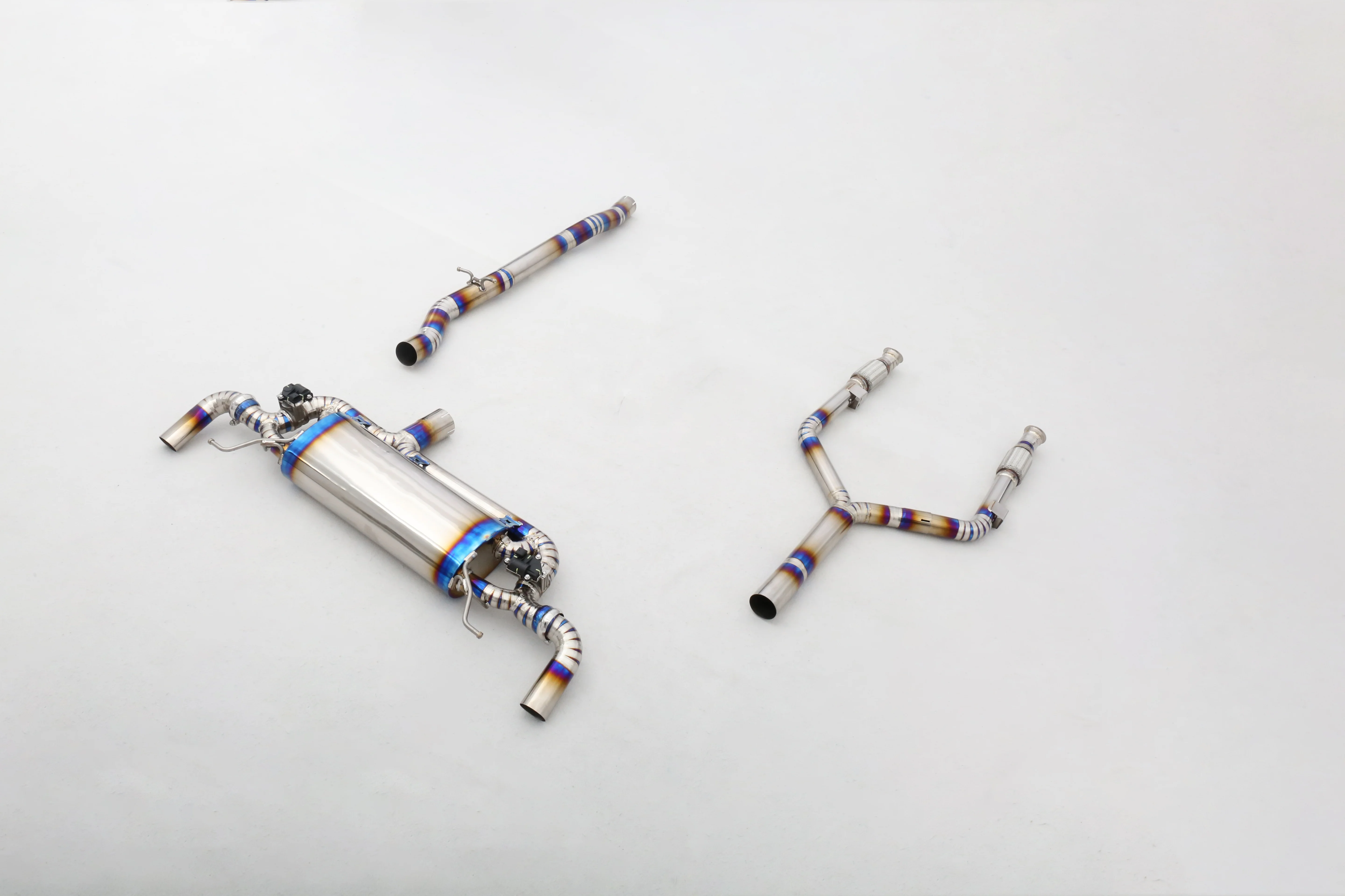 OEM Custom 304 Stainless Steel/Titanium Valved Exhaust System for  GLC43 AMG X253/C253 3.0T M276 Exhaust Pipes