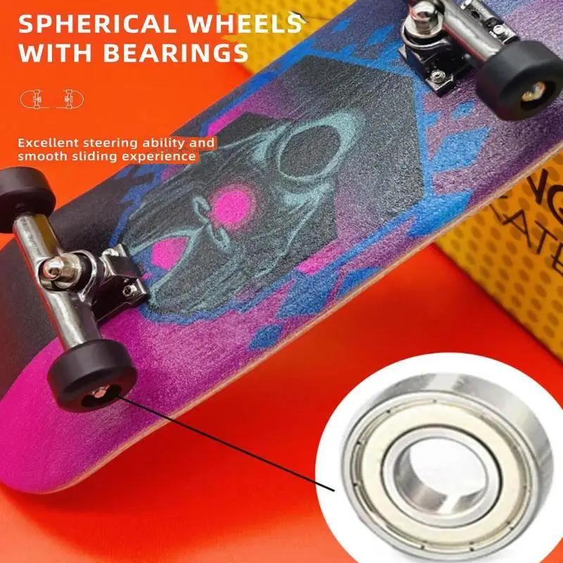 Mini Skateboard da dito Giocattolo professionale a doppio calcio per ragazzi Principianti Regalo alla moda Ornamento Tastiere da dito
