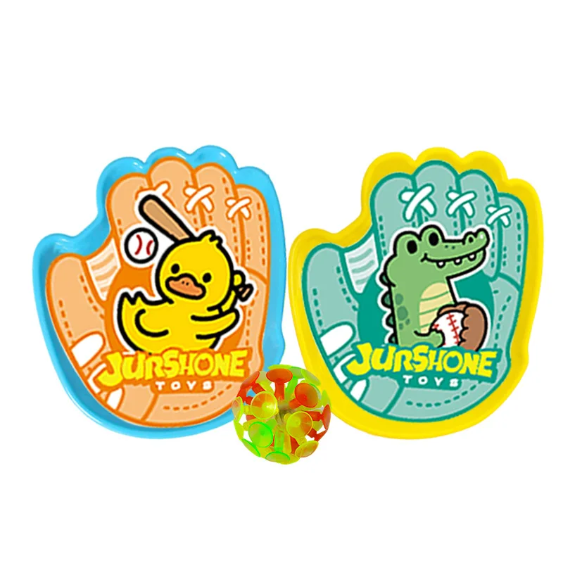 Outdoor Indoor Toss Catch Game Set Kids Light-Up Zuignap Gooien Ballen Kleverige Doel Rackets Ouder-kind Interactief Speelgoed