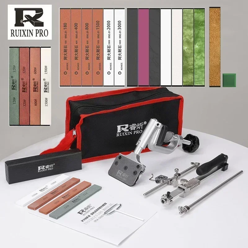 RUIXIN PRO RX Fixed Angle Sharpener Knife Sharpener Professional Diamond Sharpening Stone Whetstone Polishing Leather Paste