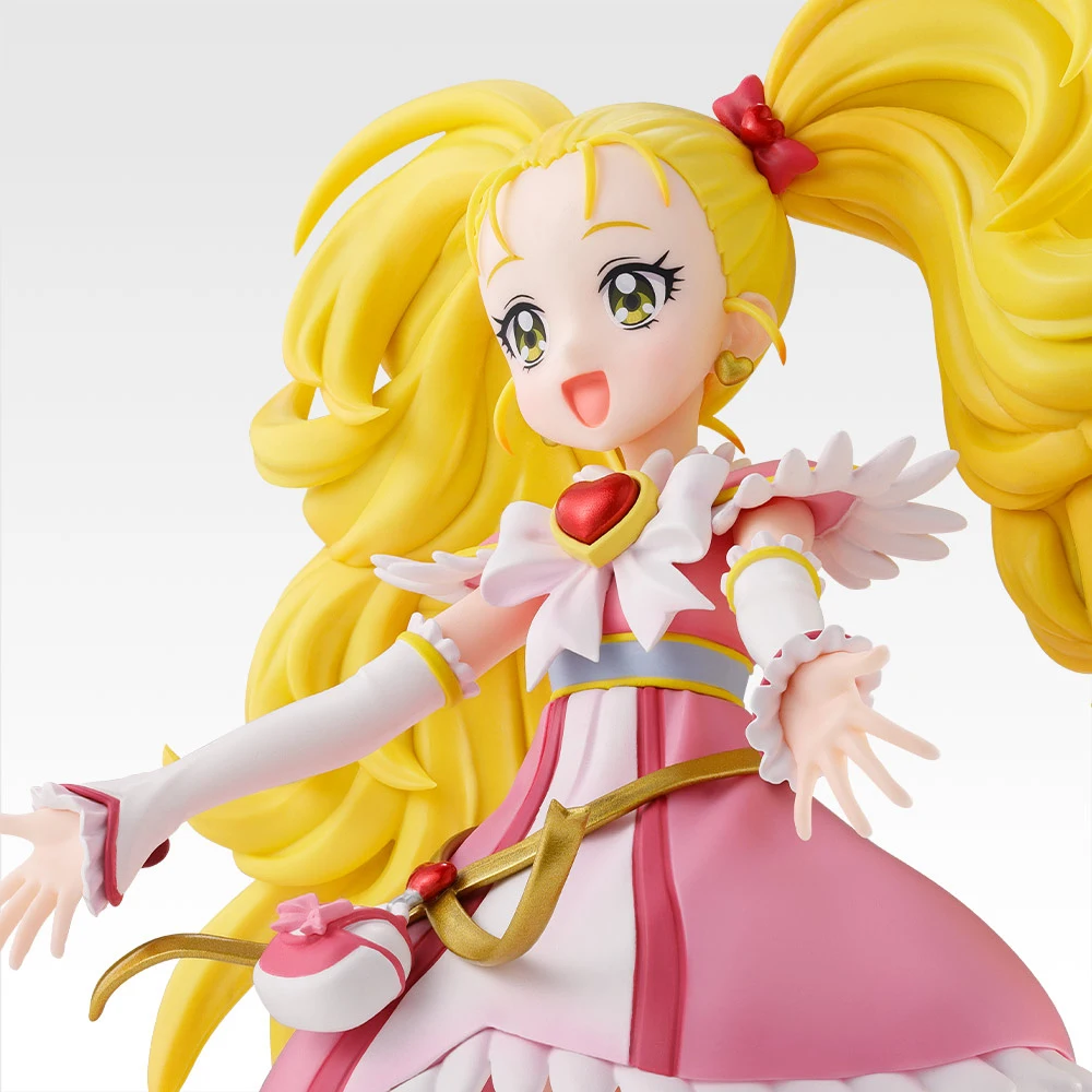100% الأصلي بانداي الأرواح Ichiban Kuji Futari Wa Precure ماكس علاج القلب أسود لامع مضيئة علاج الأبيض جمع سلسلة